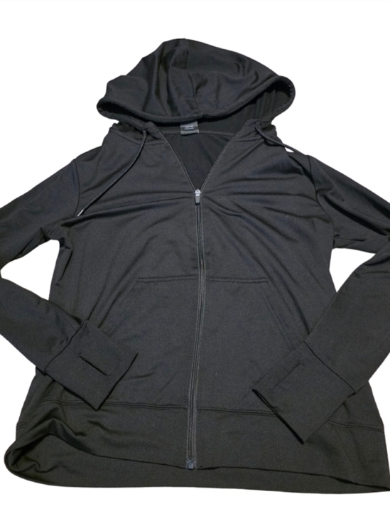 Athletic Works Tops - Athletic Works Black Zip Up Hoodie Jacket Women’s L Lightweight Activewear